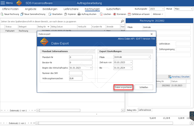 SDS-Kasse-Datev Export1